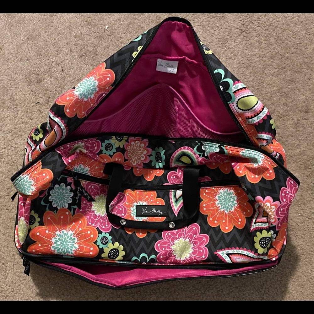 Vera Bradley Foldable Rolling Bag